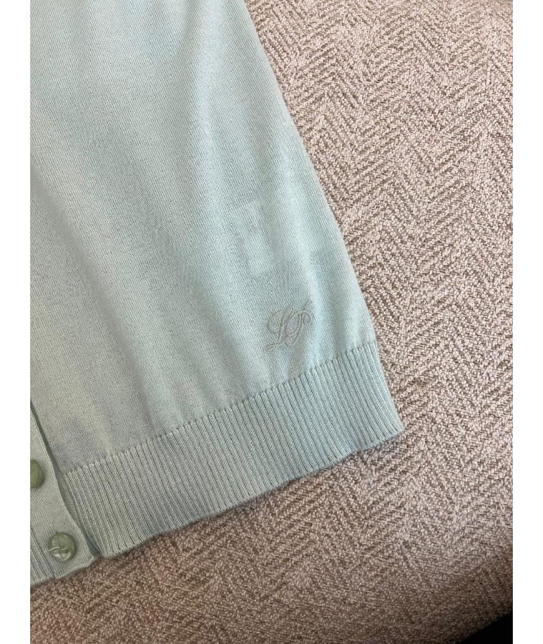 LORO PIANA Голубой кашемировый джемпер / свитер, фото 6