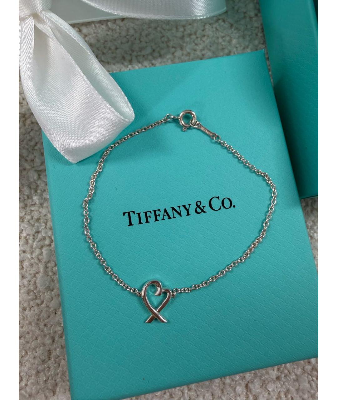 TIFFANY&CO Серебрянный серебряный браслет, фото 6