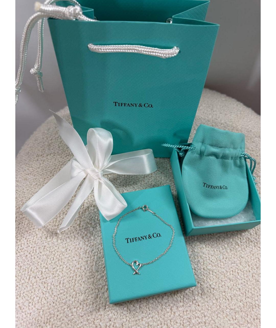 TIFFANY&CO Серебрянный серебряный браслет, фото 5