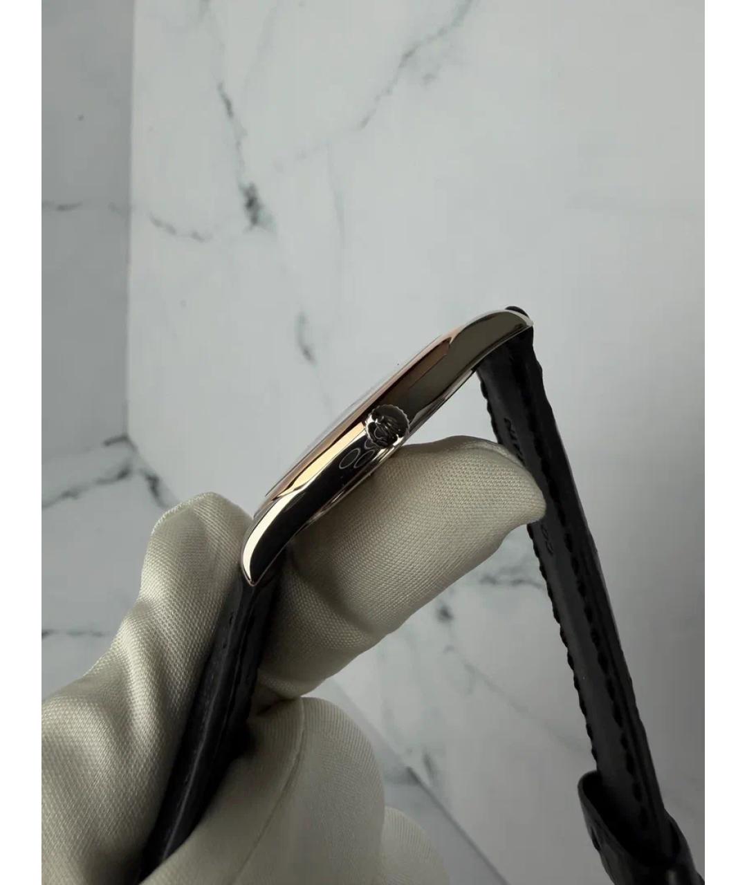 ROLEX Черные часы из розового золота, фото 3