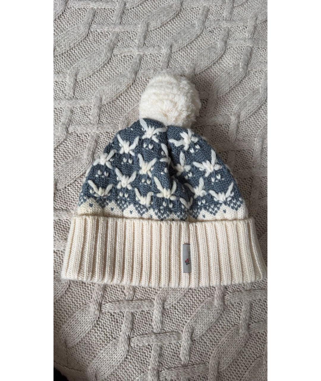 MONCLER Мульти шерстяная шапка, фото 5