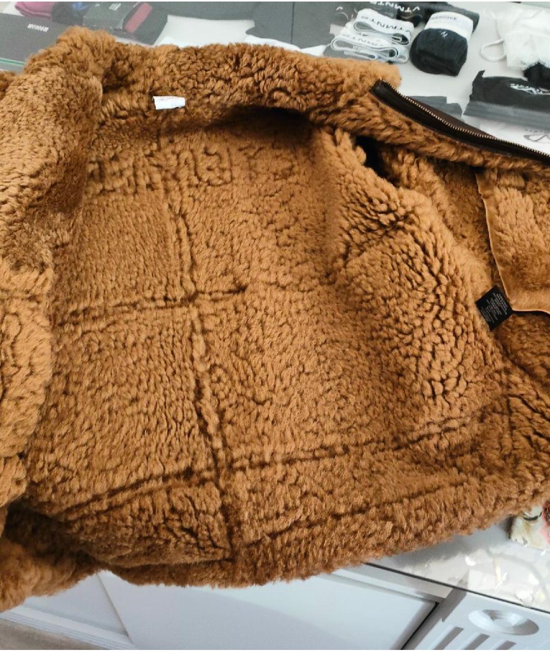 VETEMENTS Коричневая кожаная дубленка, фото 9