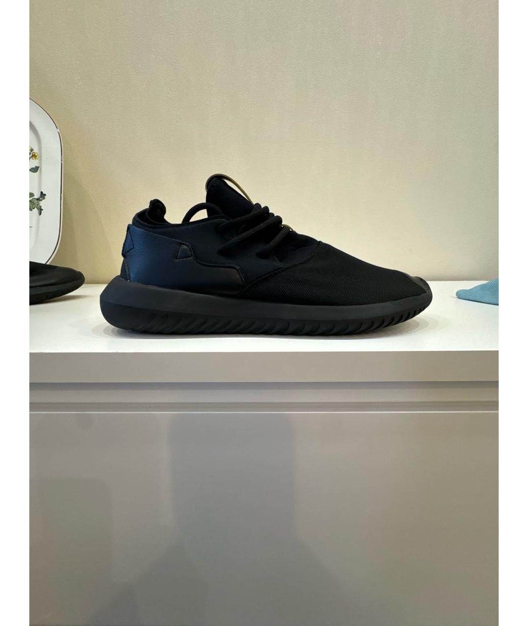 ADIDAS Черные текстильные кроссовки, фото 6