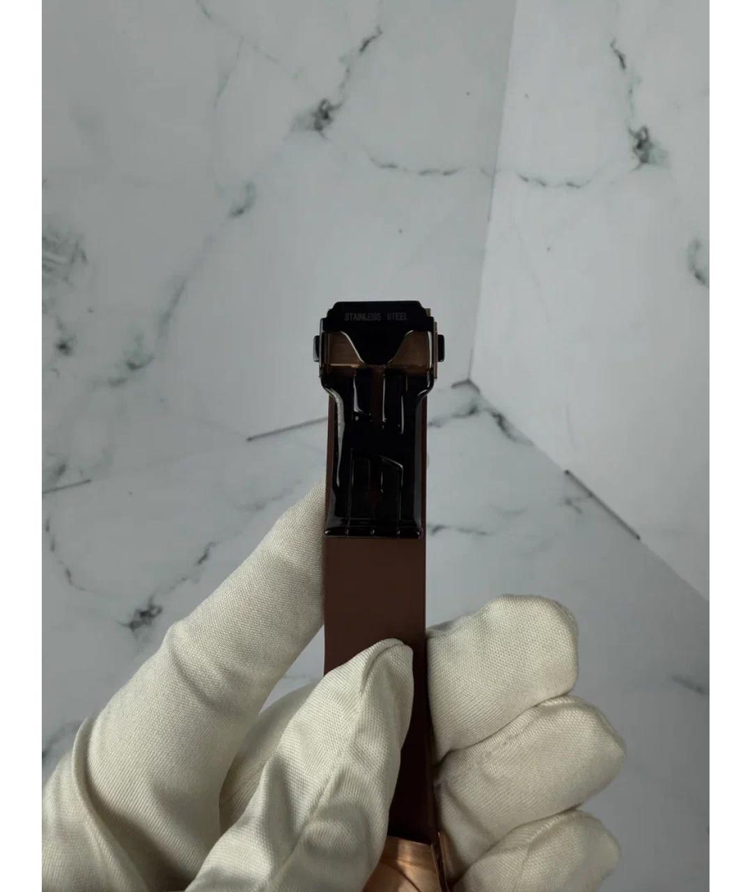 HUBLOT Коричневые часы из розового золота, фото 7