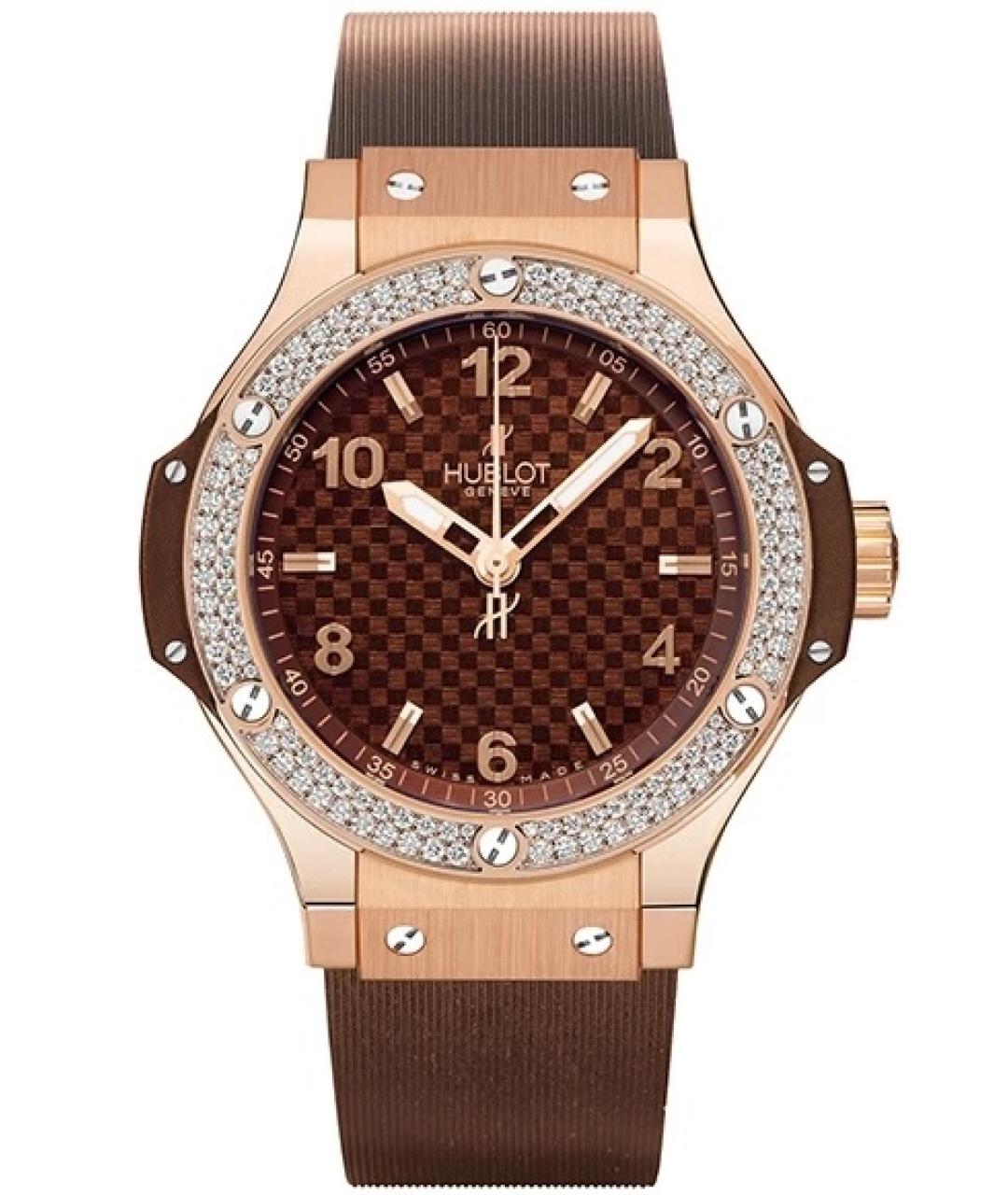 HUBLOT Коричневые часы из розового золота, фото 1