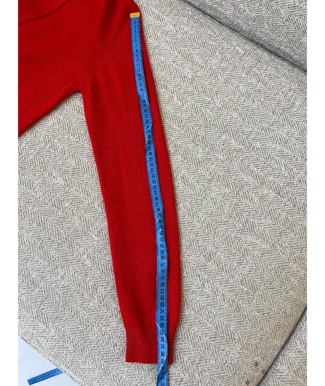 LORO PIANA Красный кашемировый джемпер / свитер, фото 9