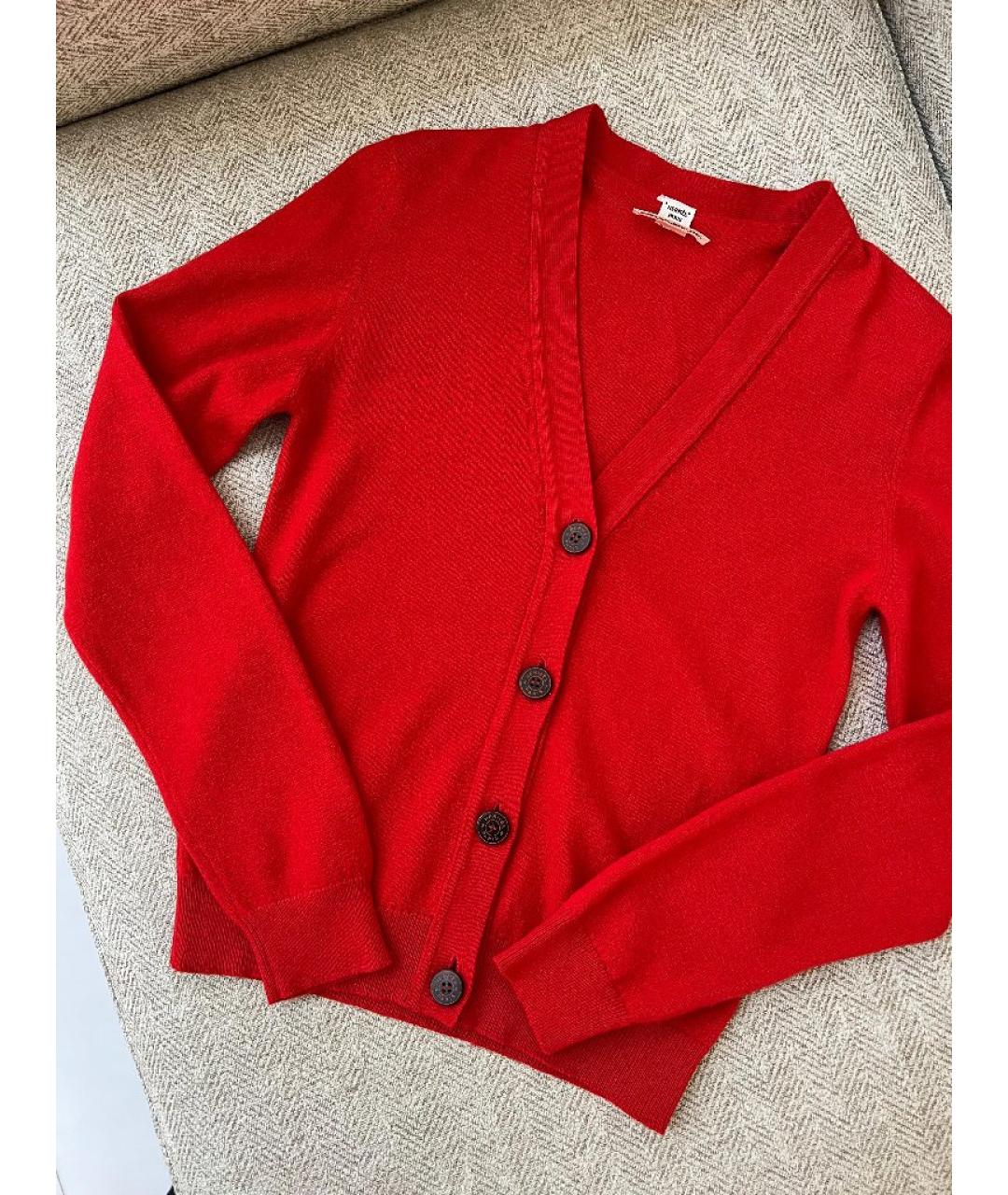 LORO PIANA Красный кашемировый джемпер / свитер, фото 2