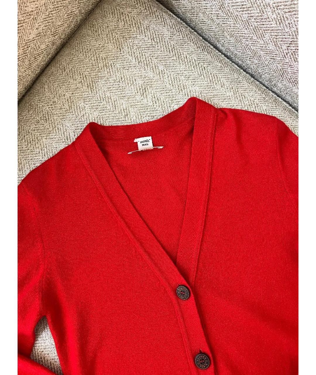 LORO PIANA Красный кашемировый джемпер / свитер, фото 3