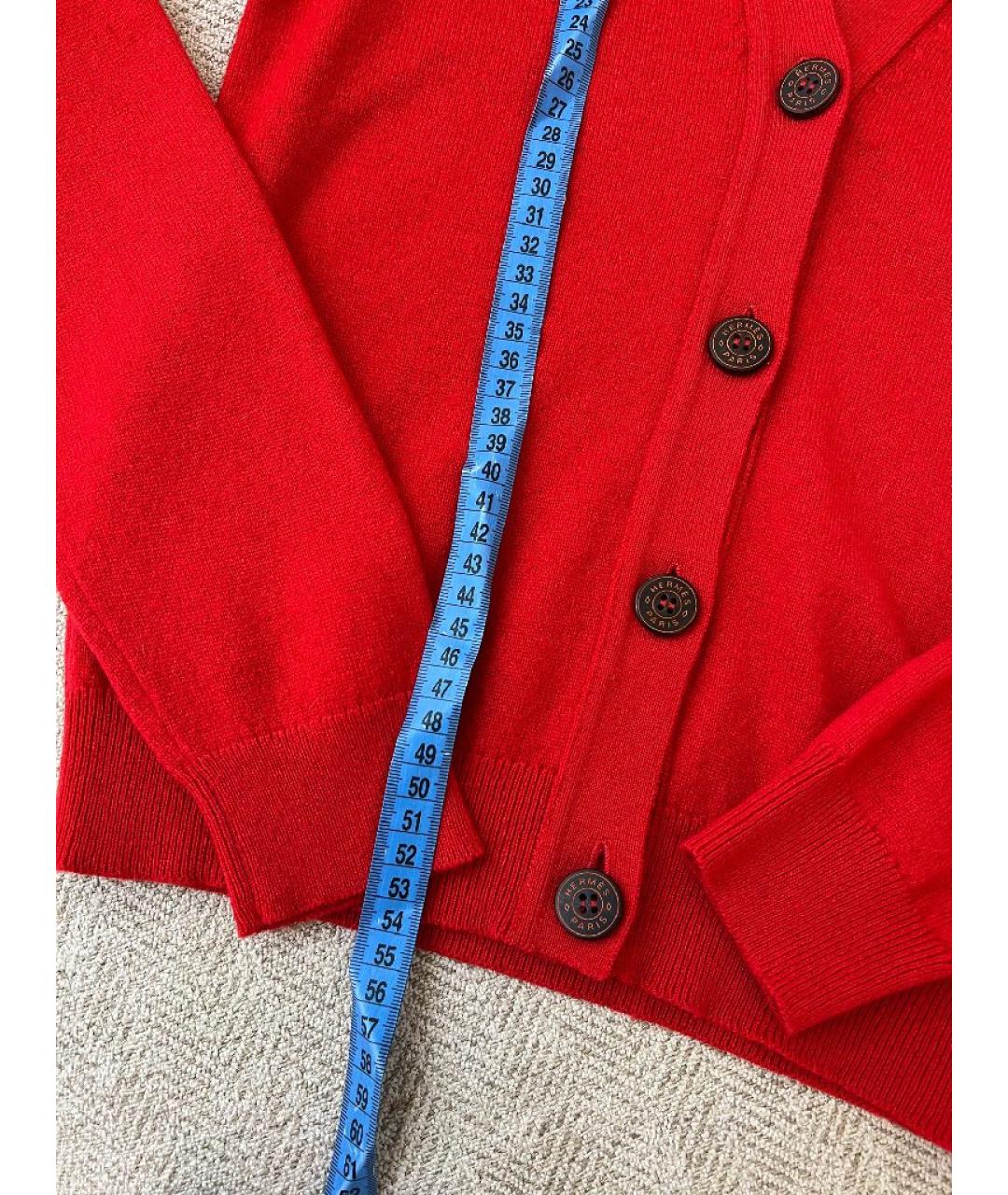 LORO PIANA Красный кашемировый джемпер / свитер, фото 8