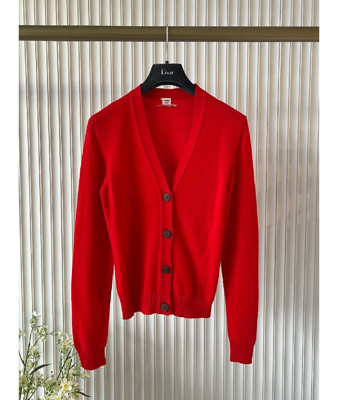 LORO PIANA Красный кашемировый джемпер / свитер, фото 10