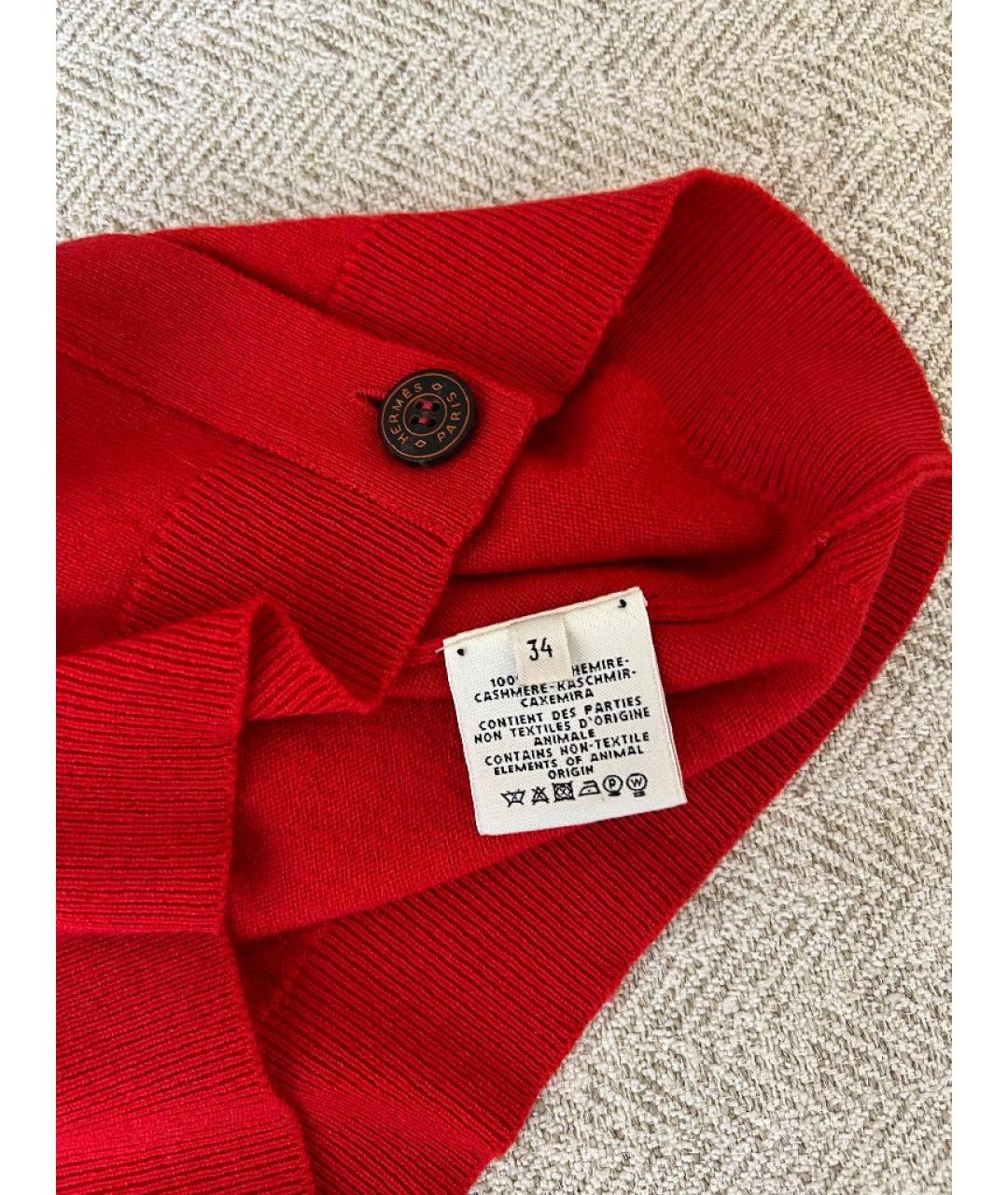 LORO PIANA Красный кашемировый джемпер / свитер, фото 4