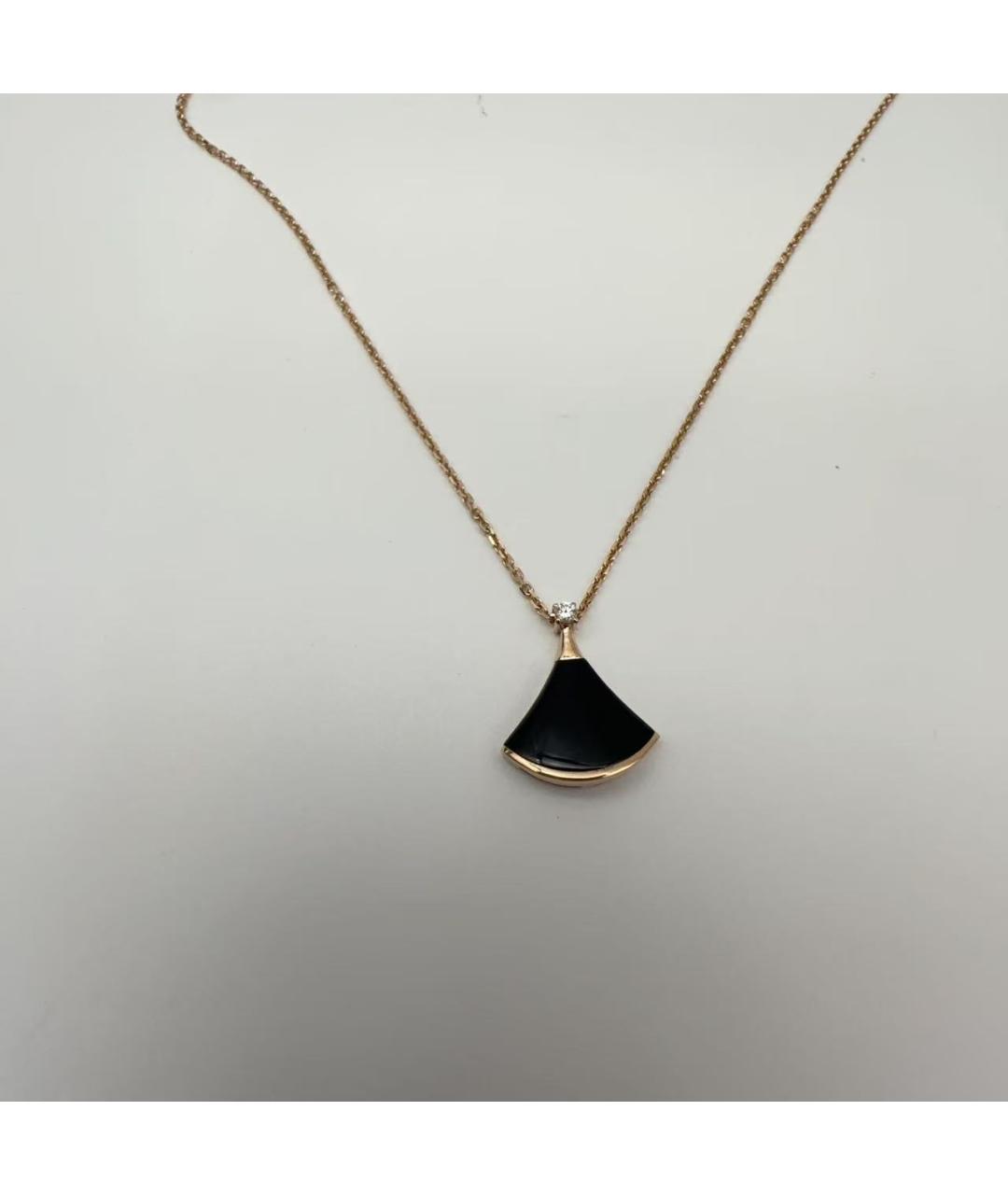 BVLGARI Золотое колье из розового золота, фото 5