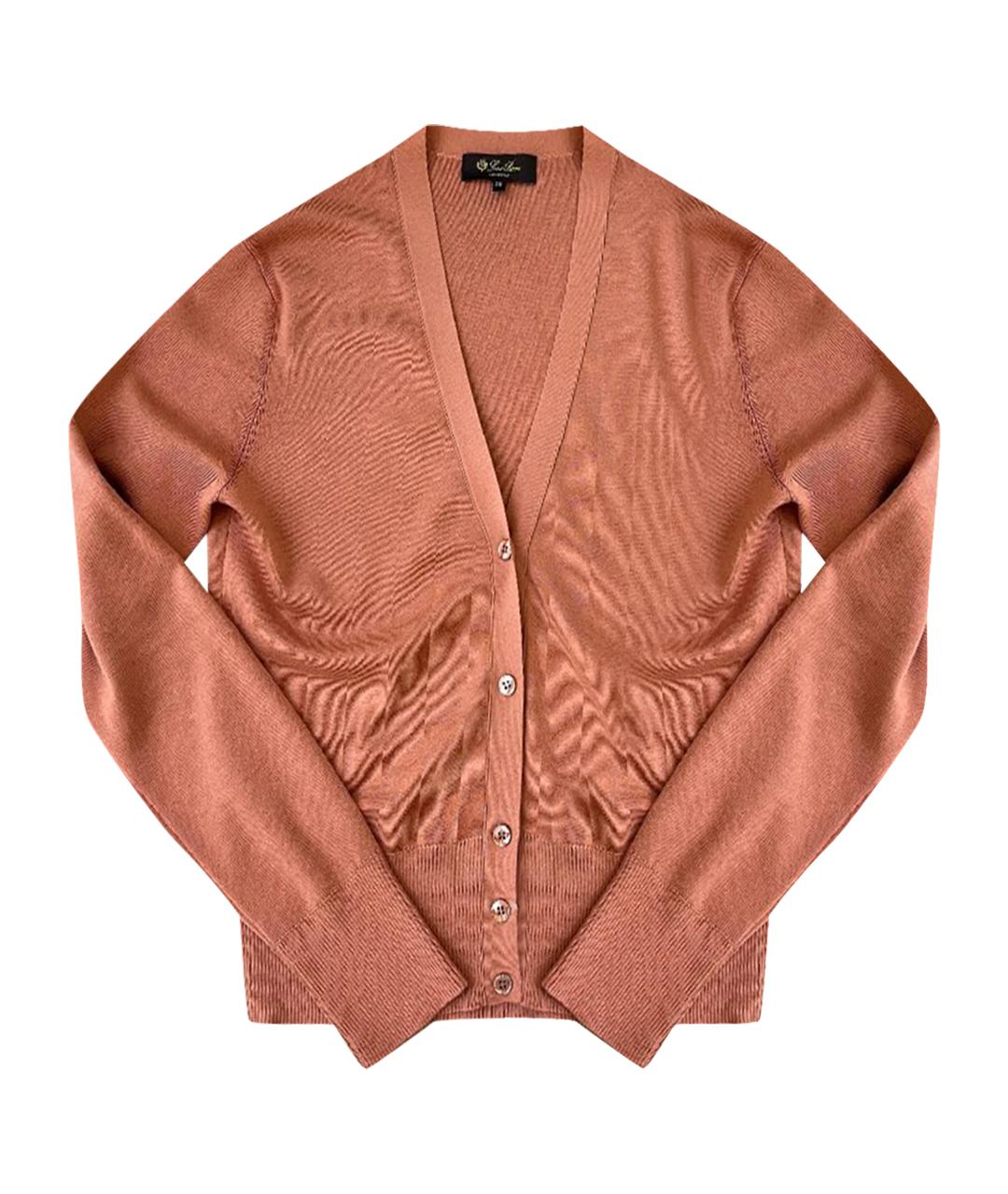 LORO PIANA Коралловый кашемировый джемпер / свитер, фото 1