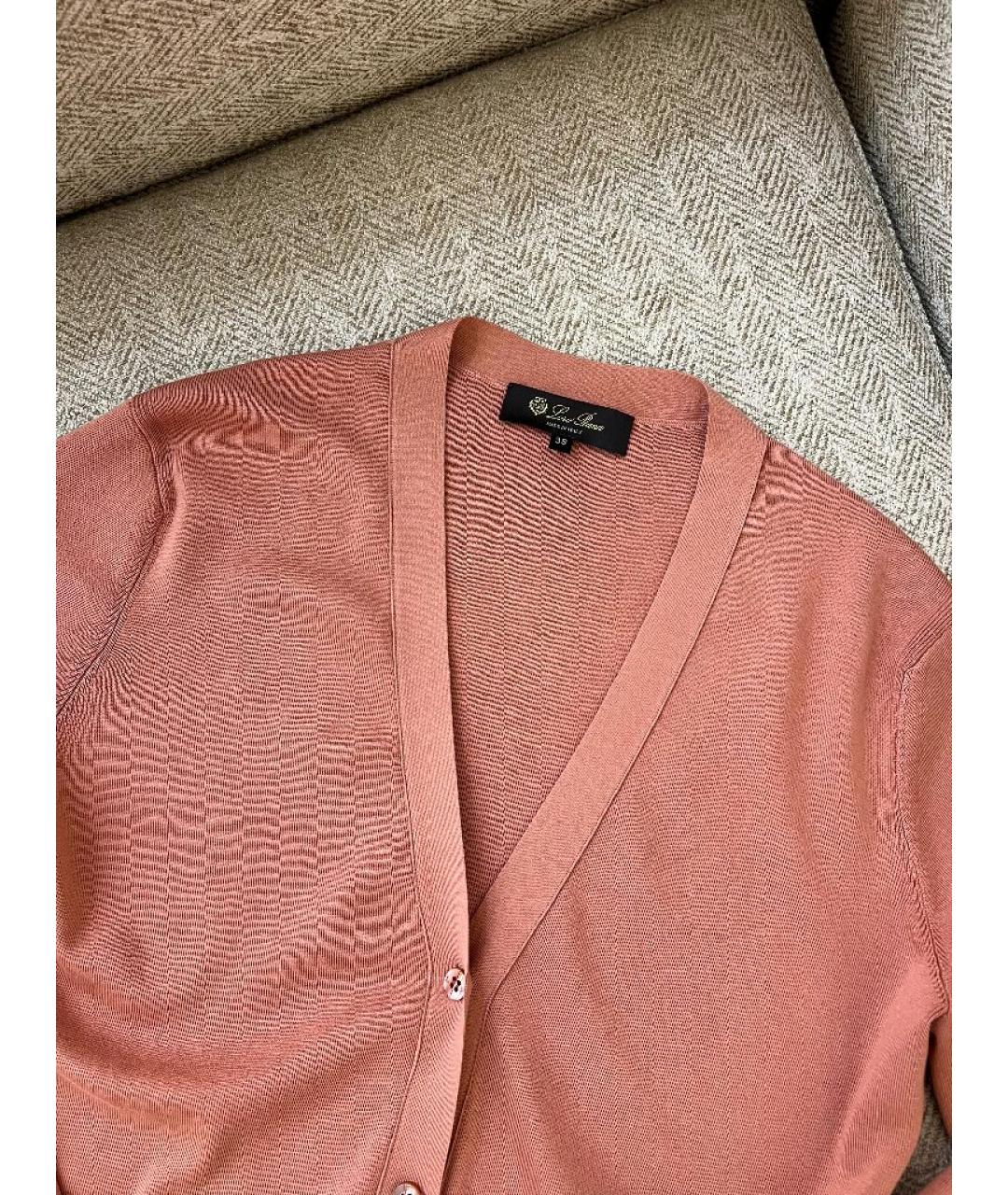 LORO PIANA Коралловый кашемировый джемпер / свитер, фото 3