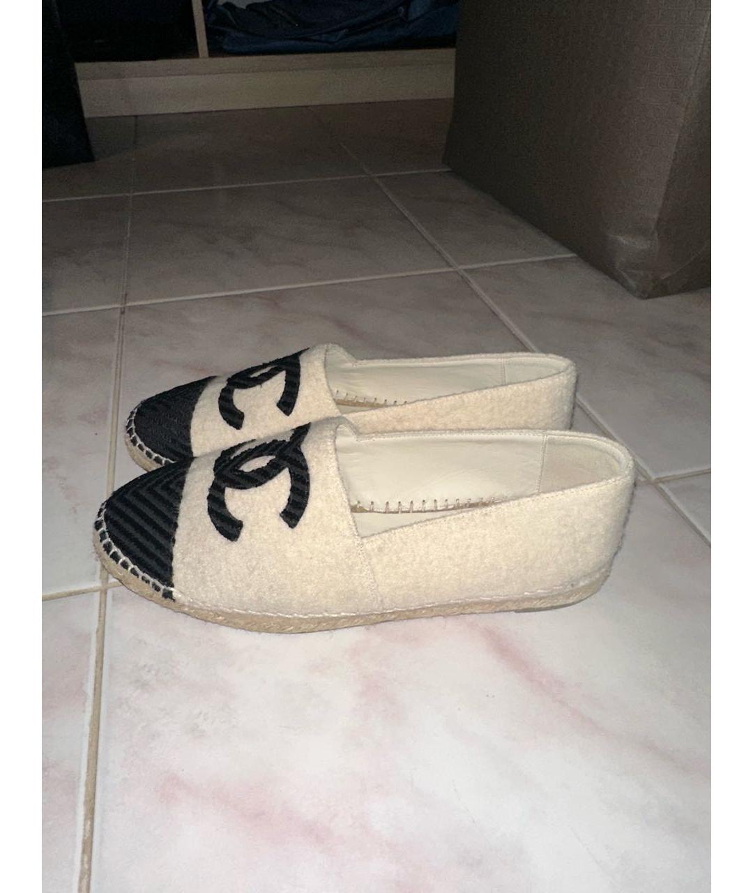 CHANEL Бежевые эспадрильи, фото 5