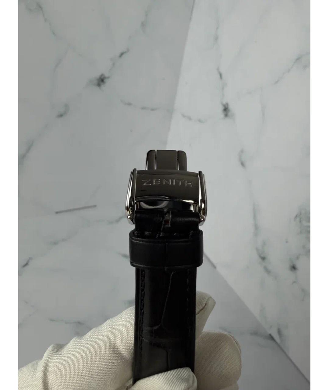 ZENITH Белые металлические часы, фото 7