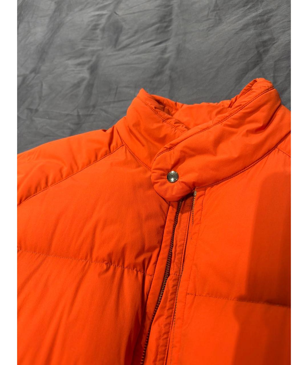 HERMES Оранжевая полиамидовая куртка, фото 6