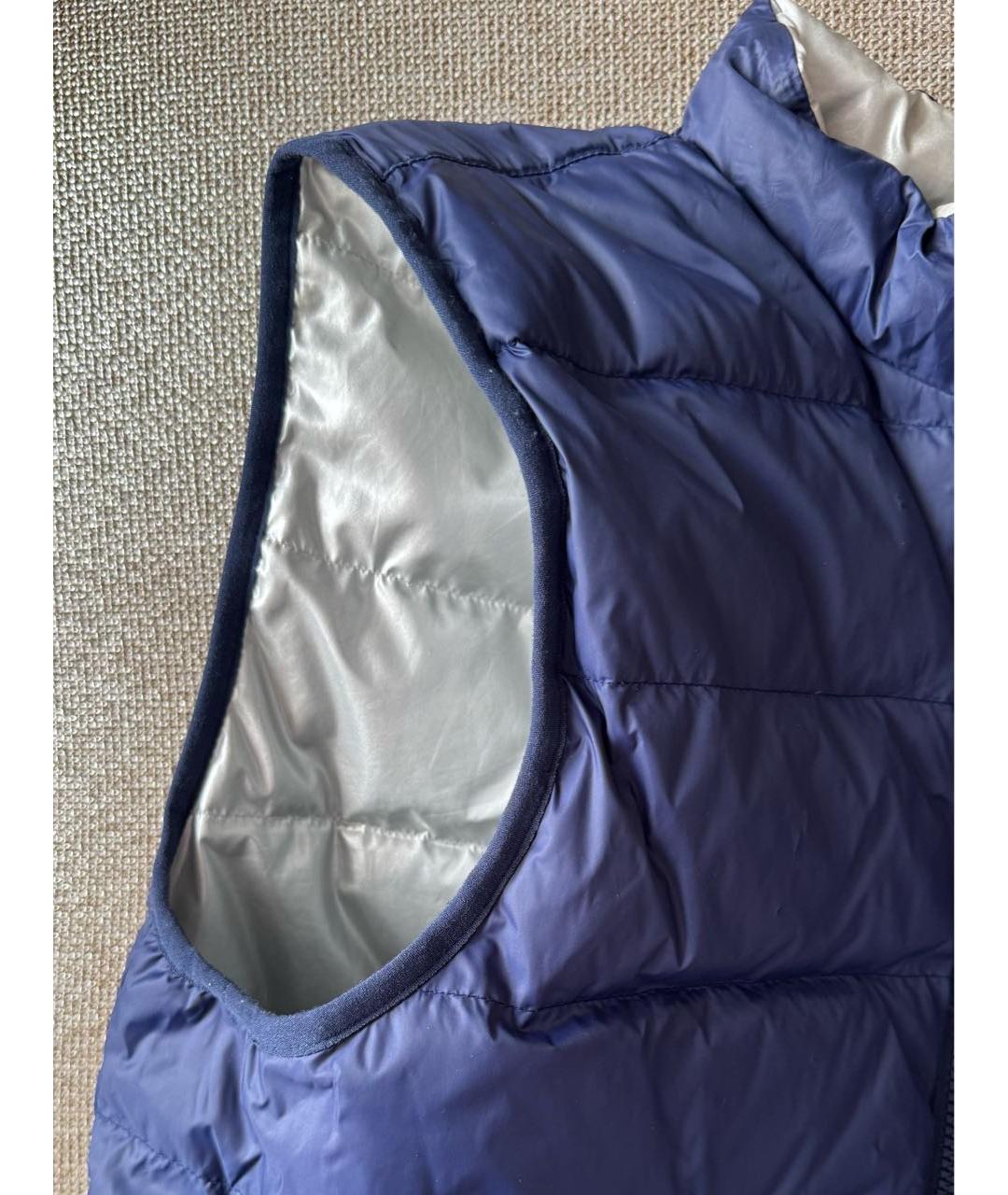 POLO RALPH LAUREN Темно-синий полиэстеровый жакет / жилет, фото 3