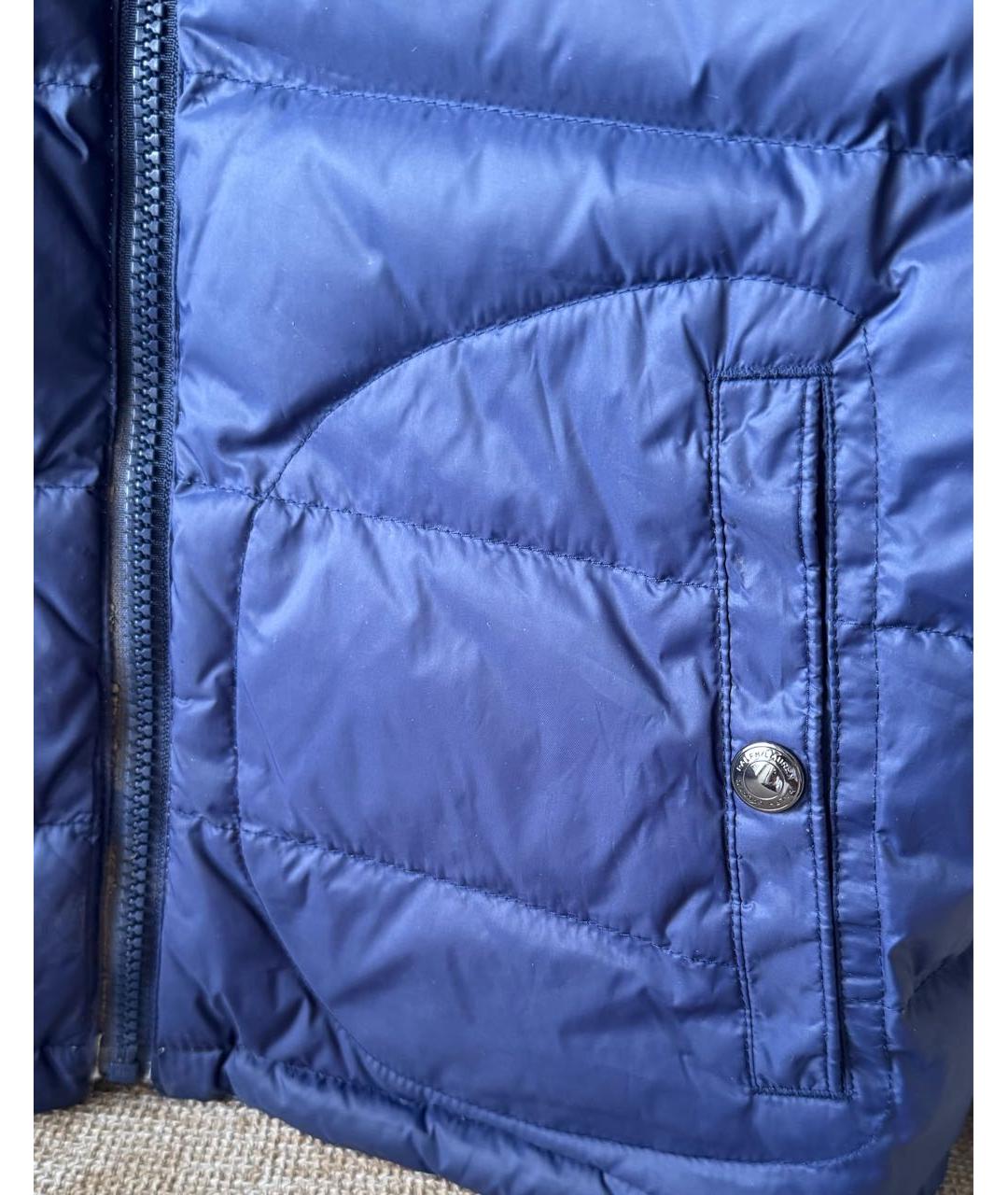 POLO RALPH LAUREN Темно-синий полиэстеровый жакет / жилет, фото 4