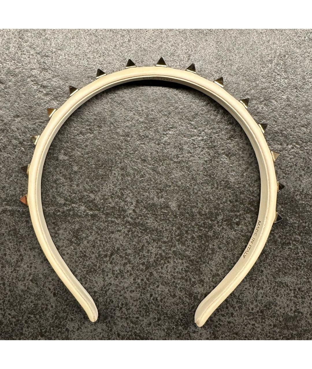 VALENTINO Белый ободок, фото 2