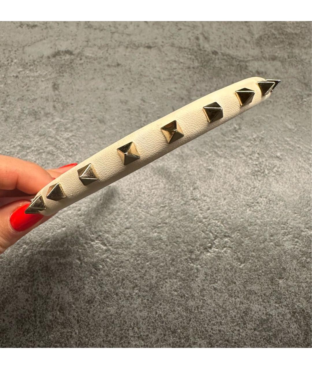 VALENTINO Белый ободок, фото 3