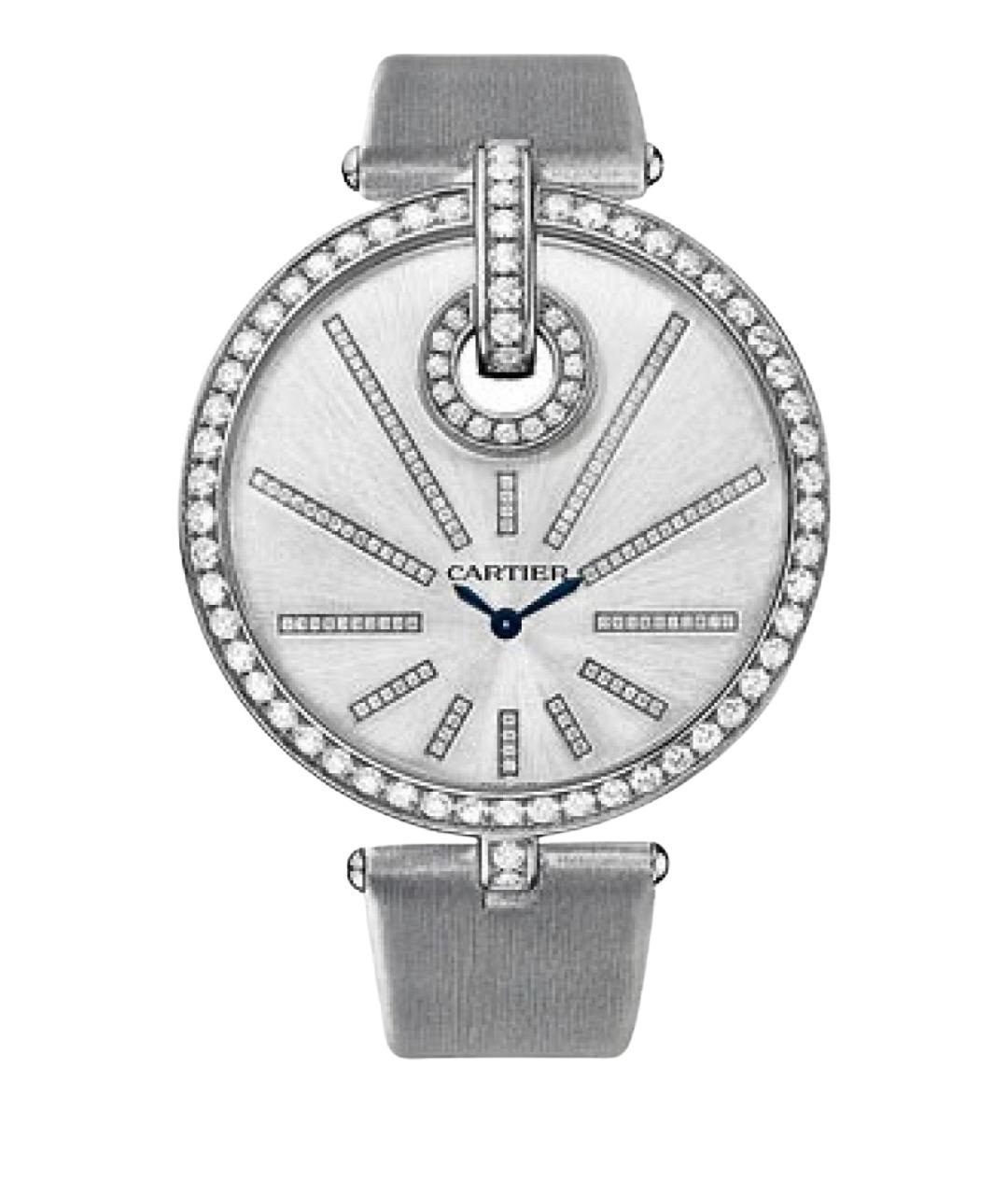 CARTIER Белые часы из белого золота, фото 1