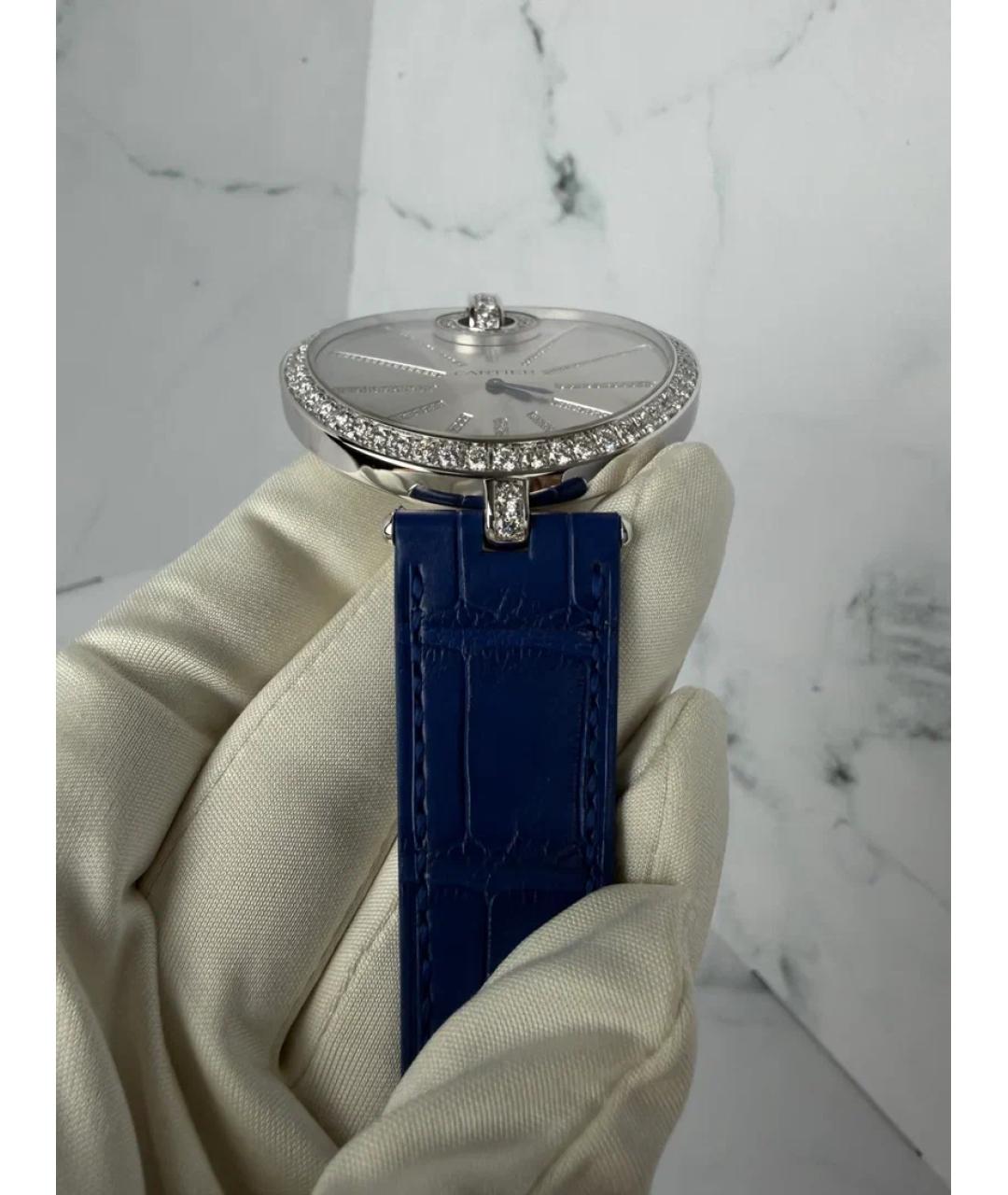 CARTIER Белые часы из белого золота, фото 5