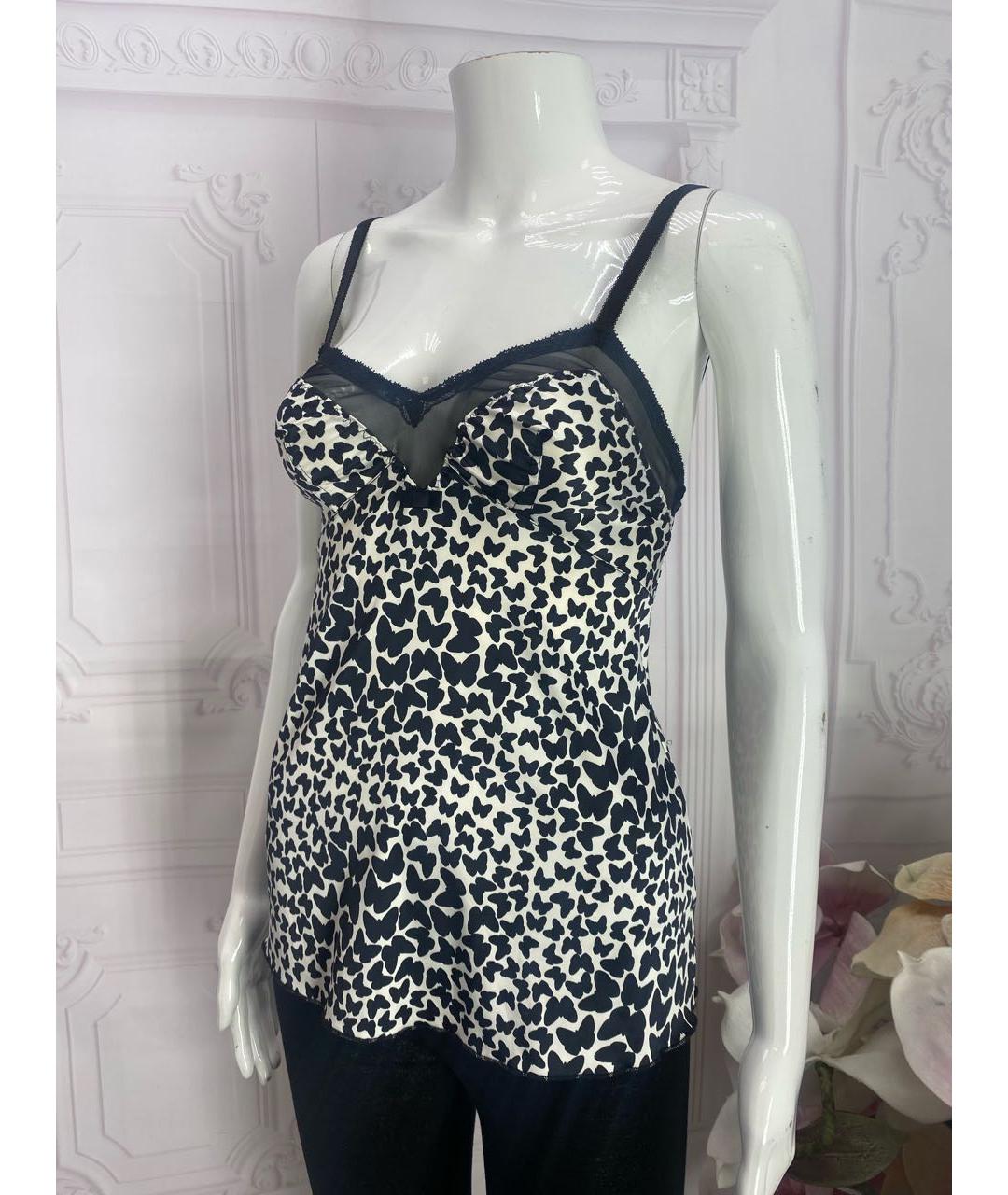 DOLCE&GABBANA Мульти полиэстеровая майка, фото 8