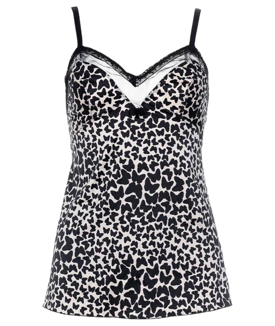 DOLCE&GABBANA Мульти полиэстеровая майка, фото 1