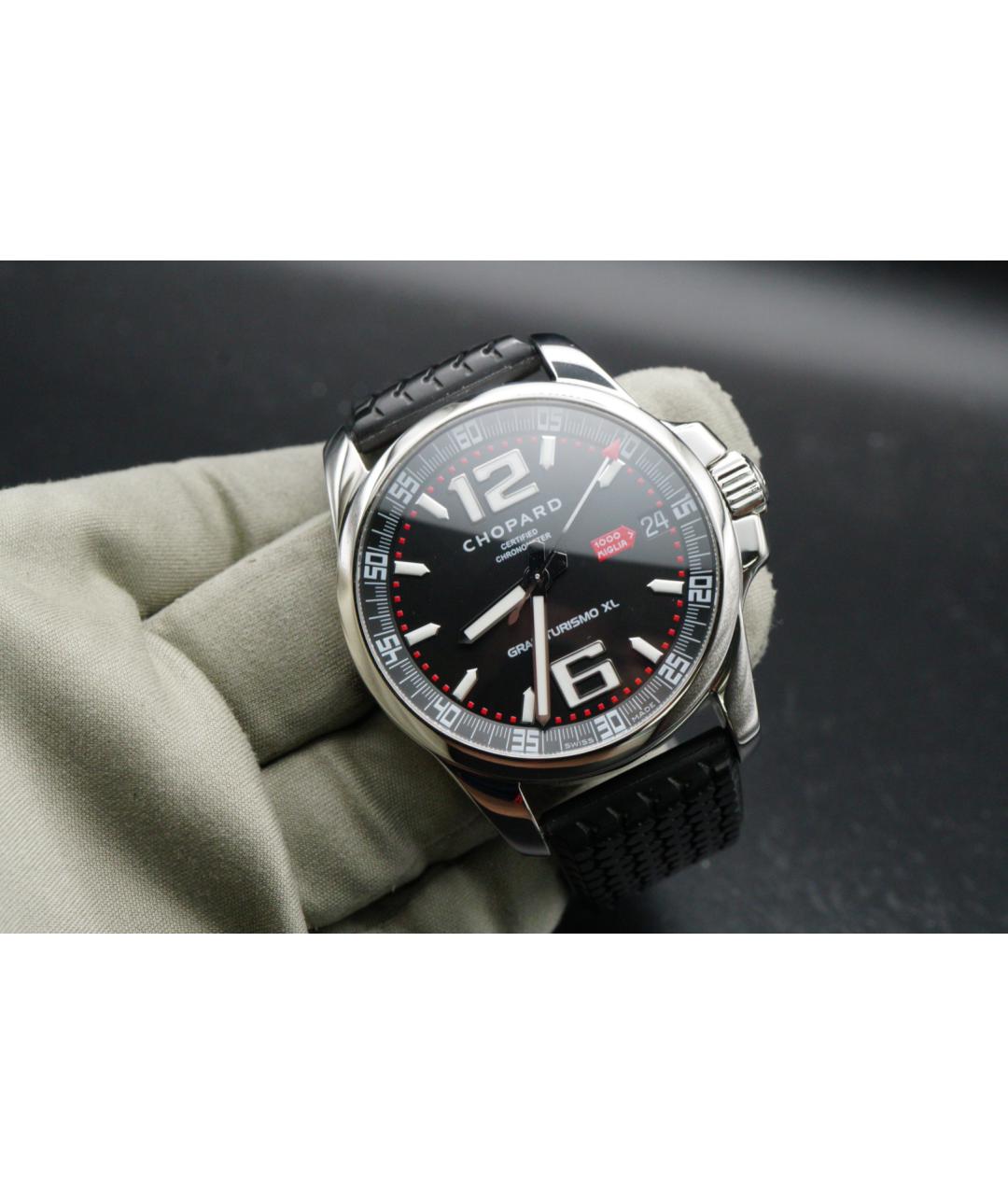 CHOPARD Черные металлические часы, фото 4