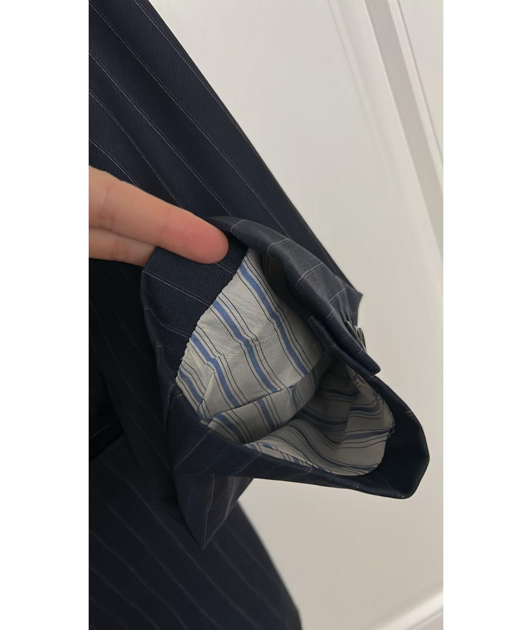 BRIONI Синий шерстяной пиджак, фото 3