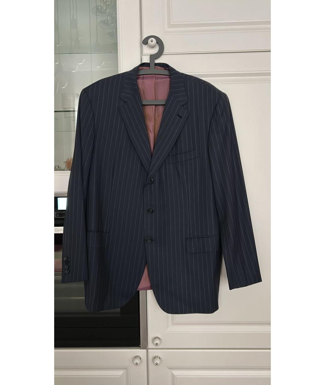 BRIONI Синий шерстяной пиджак, фото 9