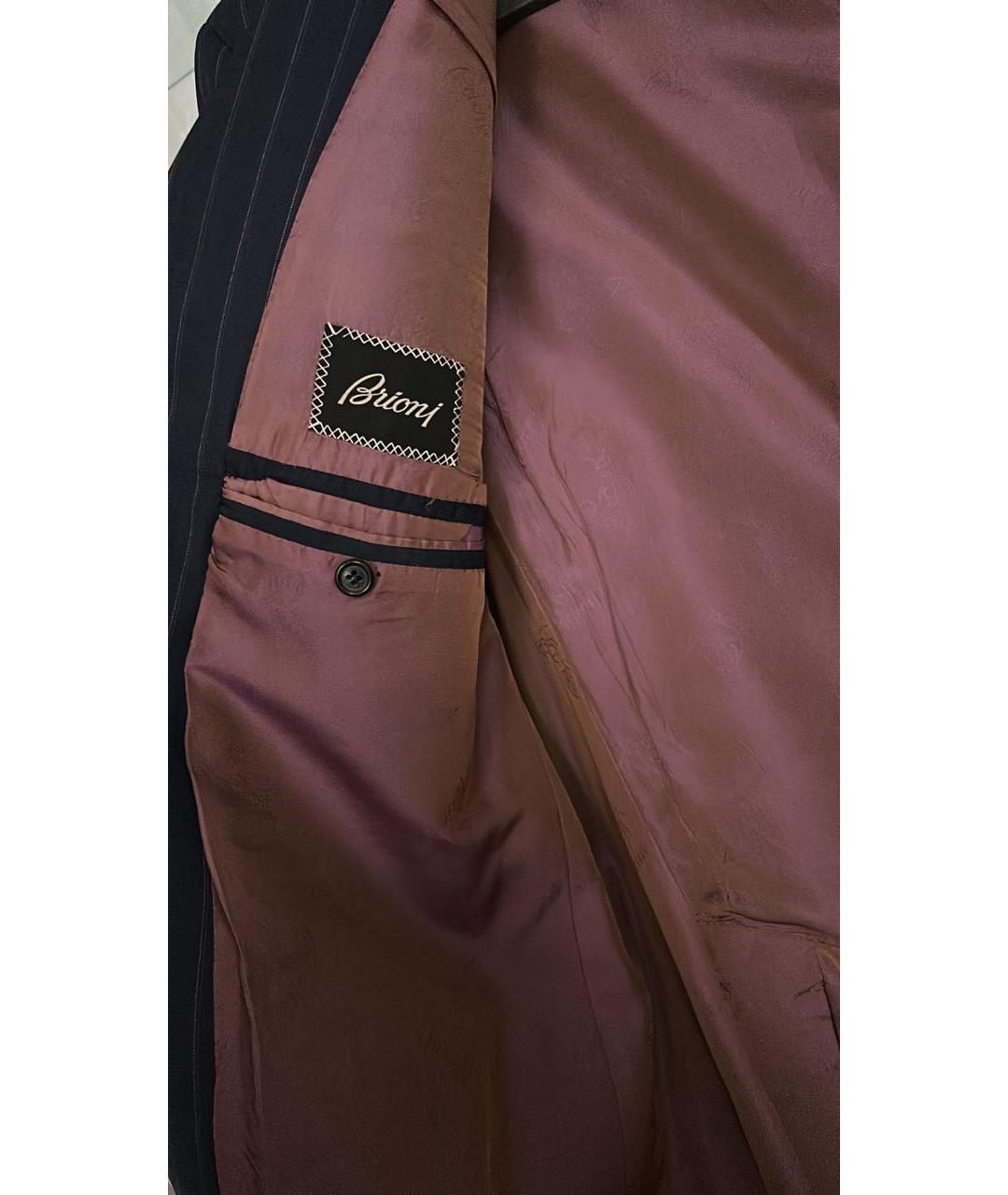 BRIONI Синий шерстяной пиджак, фото 8