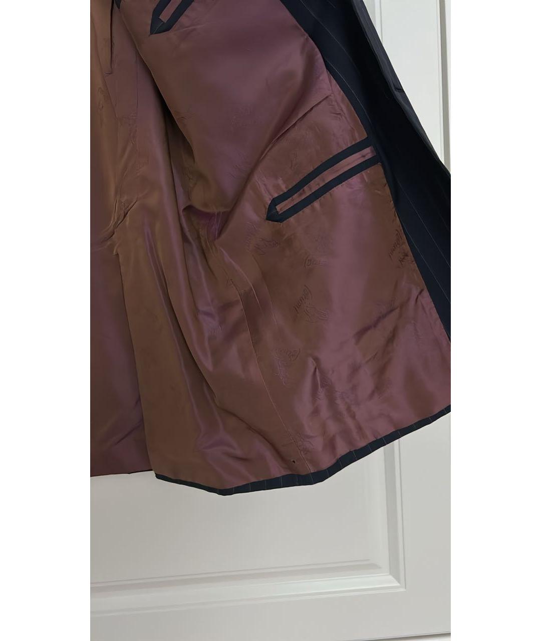 BRIONI Синий шерстяной пиджак, фото 7