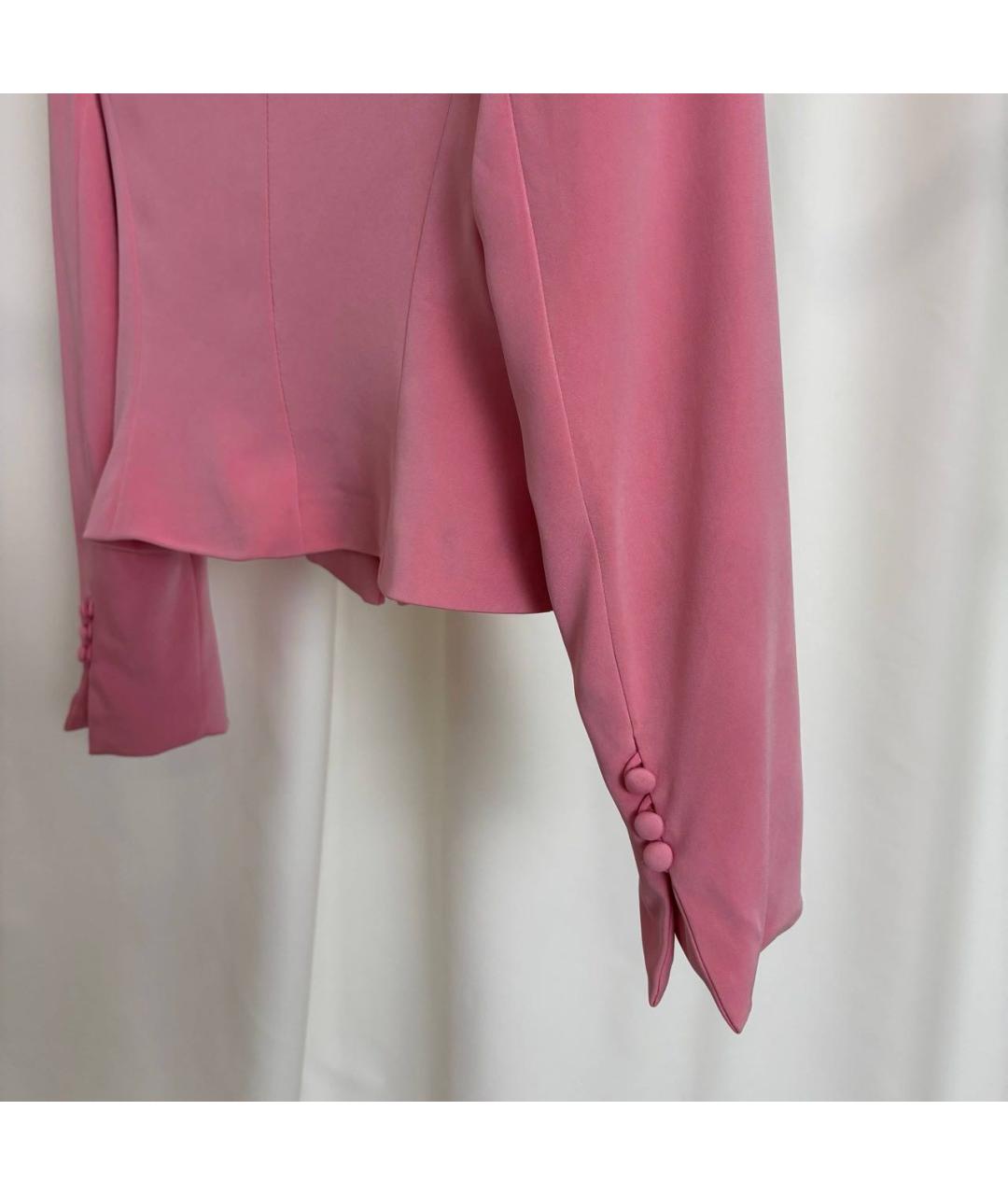 ESCADA Розовый шелковый костюм с юбками, фото 7