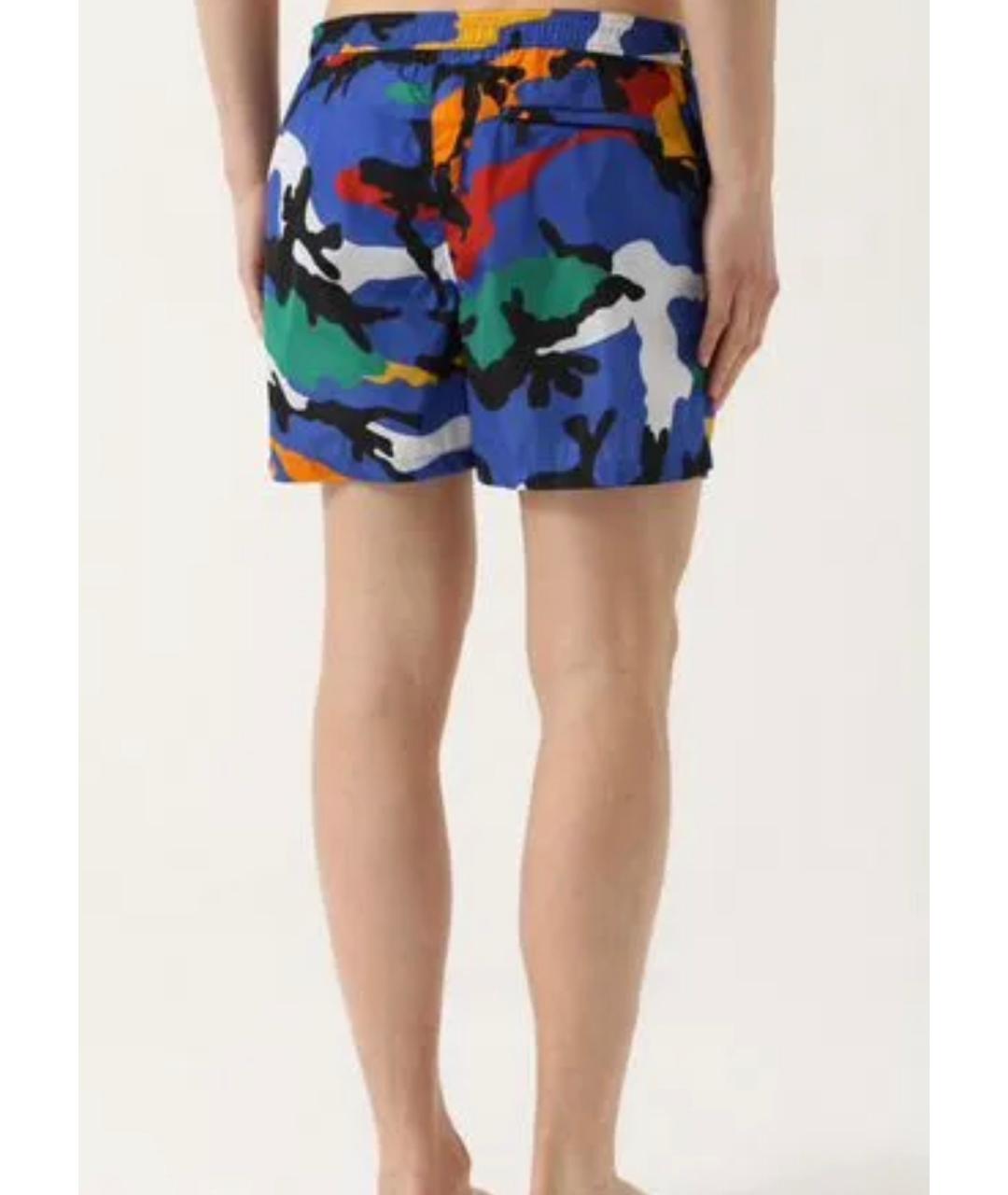 VALENTINO Мульти полиэстеровые шорты, фото 2