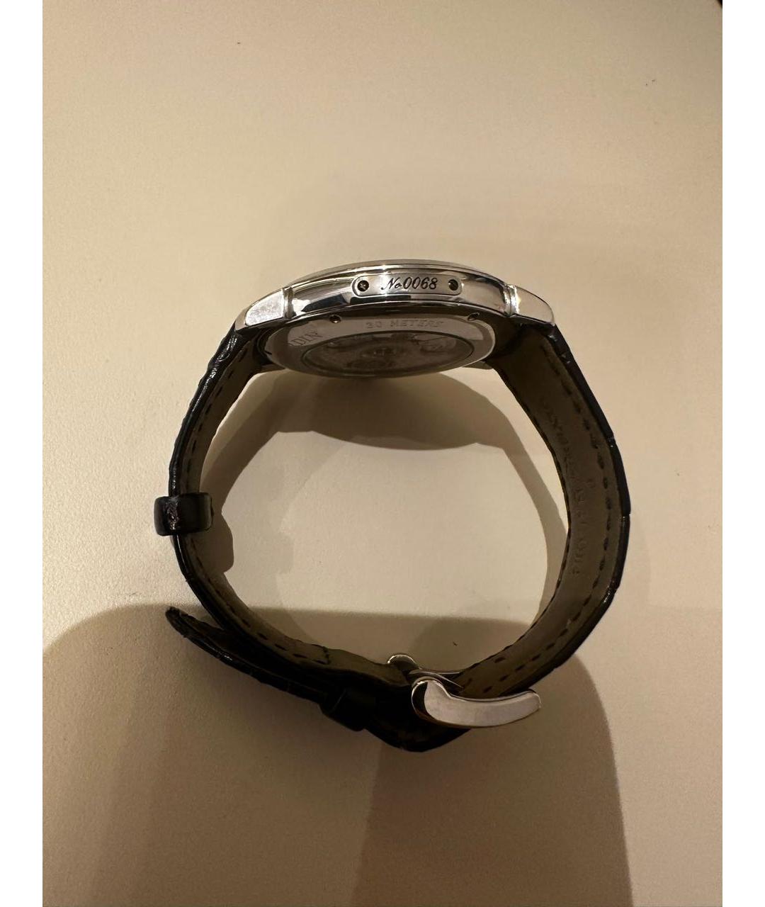 Ulysse Nardin Темно-синие стальные часы, фото 3