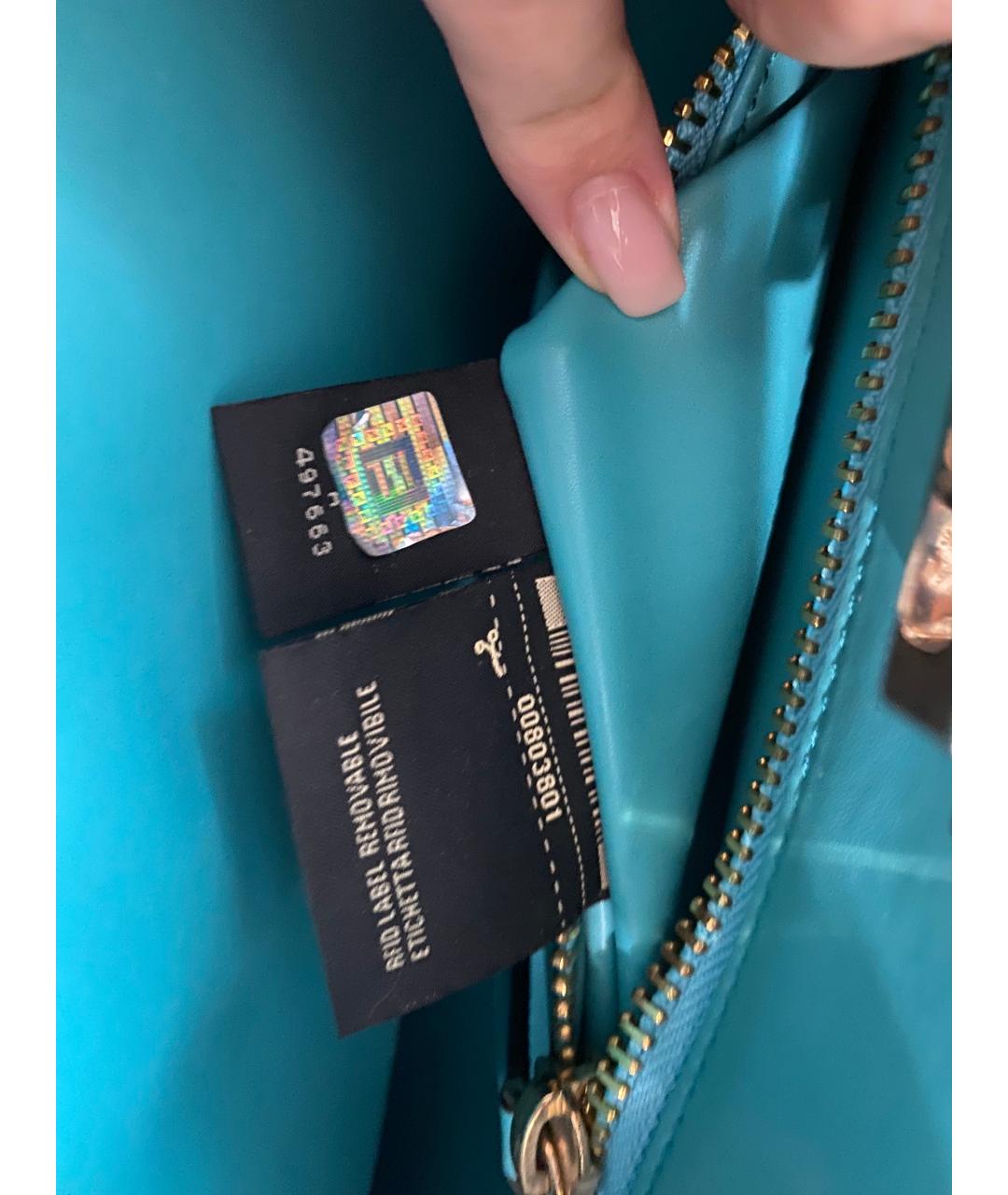 FENDI Коричневая кожаная сумка через плечо, фото 5