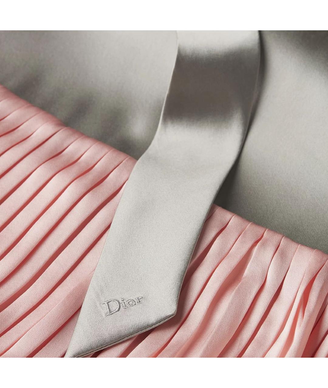 CHRISTIAN DIOR Розовое платье, фото 2