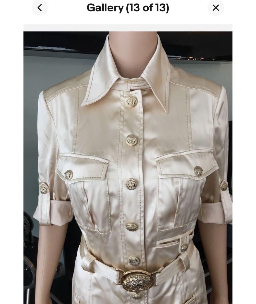 VERSACE Шелковое коктейльное платье, фото 6