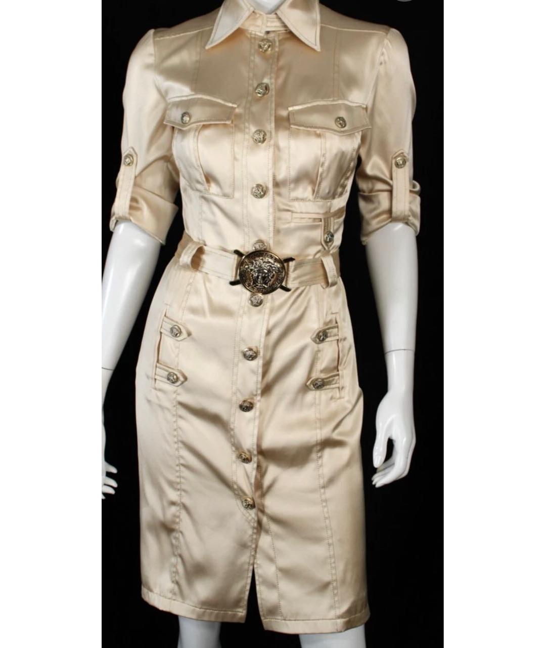 VERSACE Шелковое коктейльное платье, фото 9