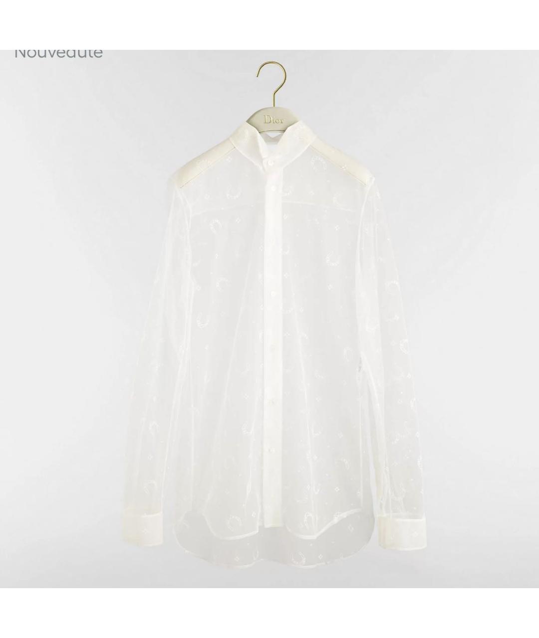 CHRISTIAN DIOR Белая блузы, фото 4