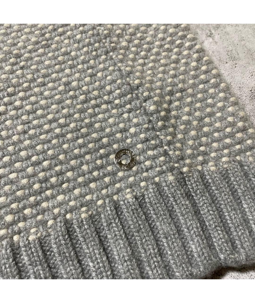 LORO PIANA Серый кашемировый джемпер / свитер, фото 4