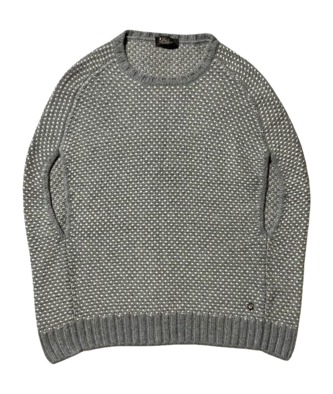 LORO PIANA Серый кашемировый джемпер / свитер, фото 1
