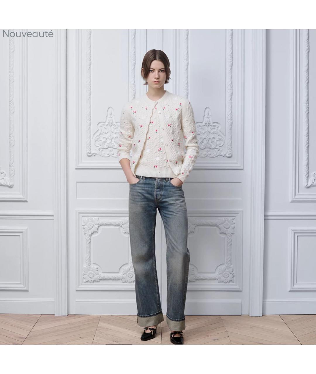 CHRISTIAN DIOR Голубые прямые джинсы, фото 2