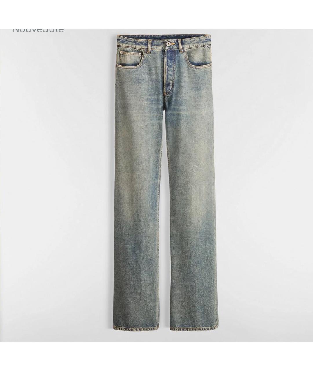 CHRISTIAN DIOR Голубые прямые джинсы, фото 5