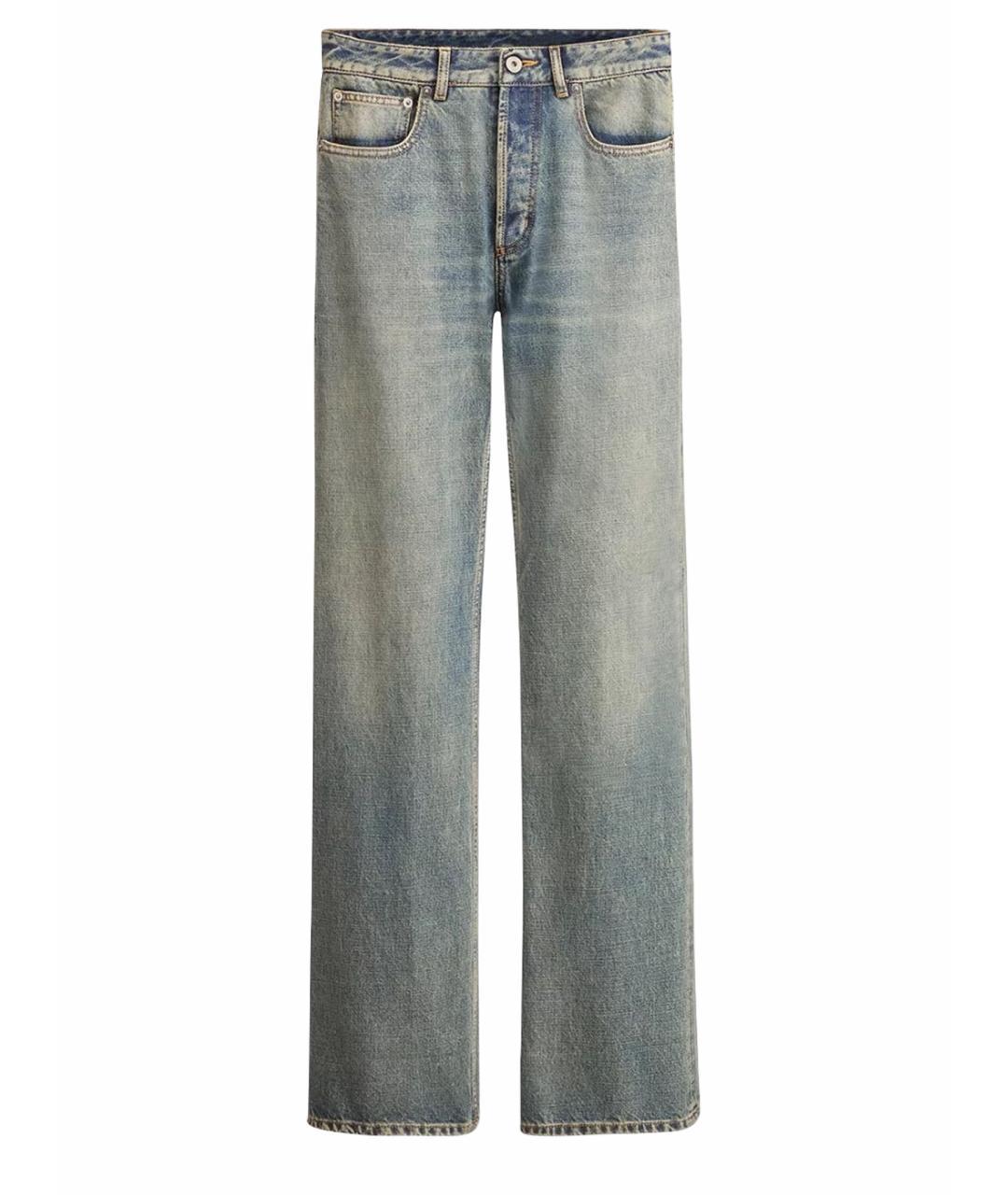CHRISTIAN DIOR Голубые прямые джинсы, фото 1