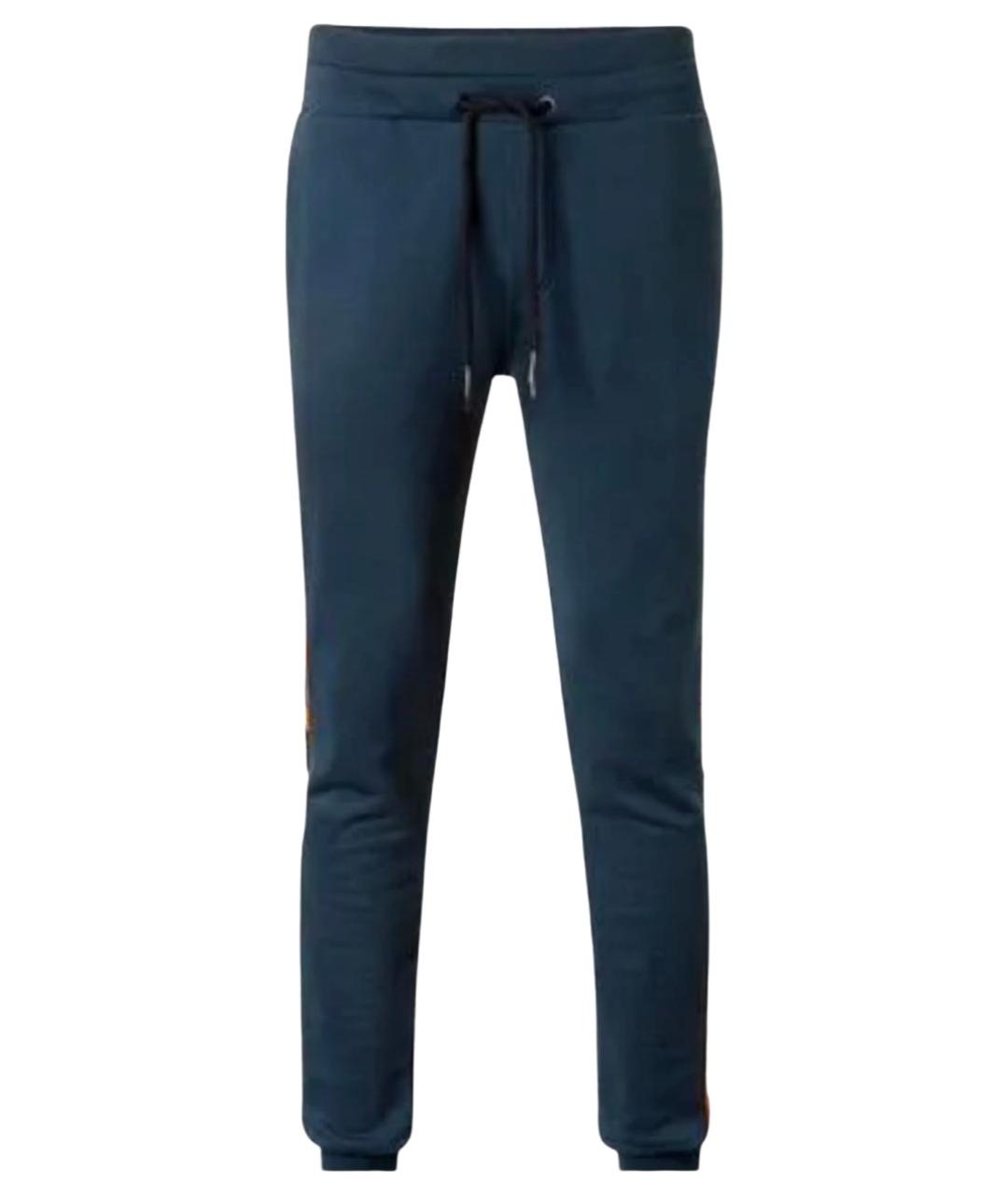 PHILIPP PLEIN Синие хлопковые повседневные брюки, фото 1