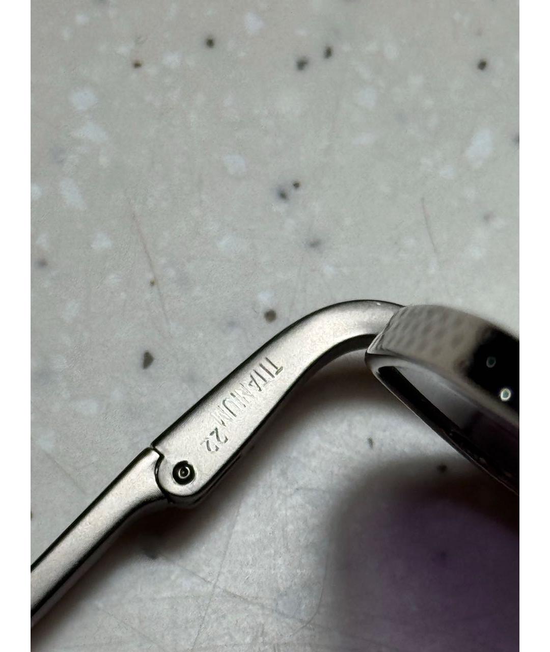 JACQUES MARIE MAGE Антрацитовые металлические солнцезащитные очки, фото 6