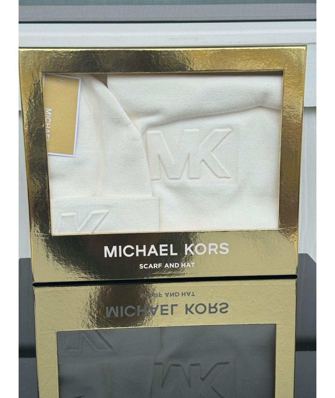 MICHAEL KORS Белая шапка, фото 5